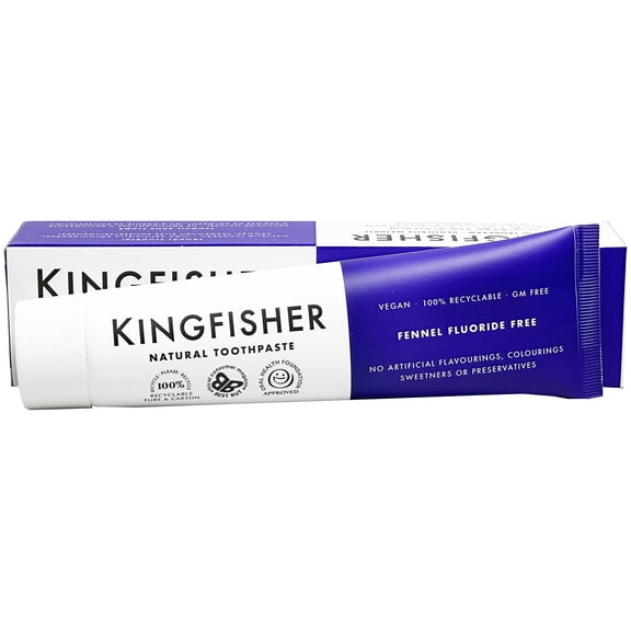 Kingfisher Fennel Toothpaste - Fluoride Free 100ml