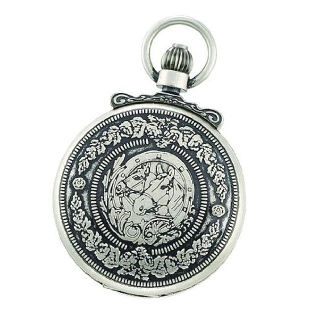 Charles Hubert Paris 47mm Mechanical Pocket Watch Antique Chrome Walmart