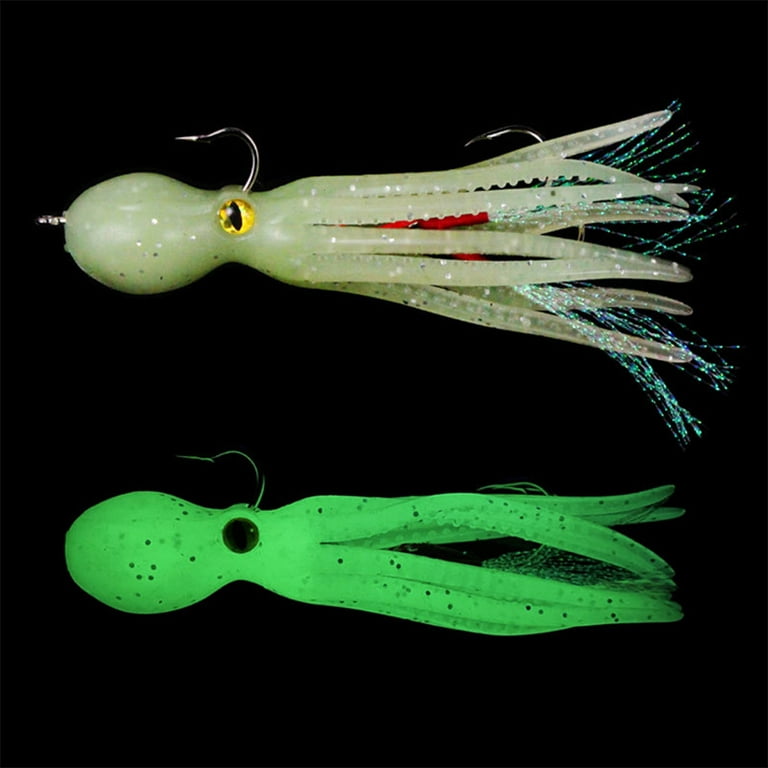 RANMEI 21g/11cm Squid Skirts Fishing Soft Bait Artificial Saltwater Sea  Lure Tackle 