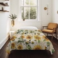 thumbnail image 4 of Farmhouse Sunflower Small Tapestry for Bedroom Wall Hanging Tapestry, Retro Summer Botanical Ceiling Backdrop Tapestries Poster Blanket Wall Decor for Teens Room Living Room Dorm 23" x 28", 4 of 8