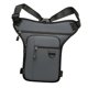 thumbnail image 2 of Riñonera de pierna abatible, organizador portátil, bolsa de hombro, riñonera para motocicleta, bolsa de cadera para ciclismo, informal gris, 2 of 8
