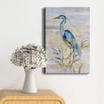 thumbnail image 5 of ADALE Canvas Animal Wall Art Modern Paintings & Prints Decorations Blue Resting Heron Abstract Nature Wall Hanging Artwork for Bedroom Living Room Office Kitchen Framed 8x12 Inch, 5 of 6