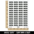 thumbnail image 2 of Gobblin' Good Thanksgiving Turkey Teacher Student School Sticker Set - White - Gloss Finish - 1.25" Mini, 2 of 7