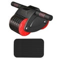 thumbnail image 3 of Abdominal Roller Wheel Training Abdominal Muscle Double Wheels for Men Women Red, 3 of 8