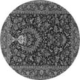 thumbnail image 1 of Ahgly Company Indoor Round Persian Gray Traditional Area Rugs, 3' Round, 1 of 1