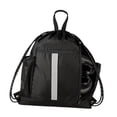 thumbnail image 2 of Mochila con cordón de fútbol, ​​bolsa con compartimento para zapatos, bolso escolar, bolso de mano para viajes, playa, natación, hombres y mujeres, 2 of 8