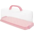 thumbnail image 2 of Caja para transportar pasteles, transparente, para postres, portátil, multiusos, 2 of 8