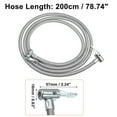 thumbnail image 4 of Manguera de extensión Unique Bargains inflador de neumáticos 200 cm con conector portátil mandril de bloqueo, 4 of 7