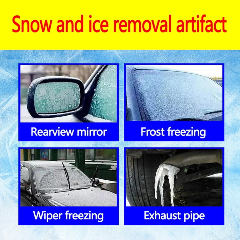 Car Glass Deicing & Anti-Freeze Spray, 500ml Deicer Spray for Car  Windshield, Anti Frost Windshield Spray,Windshield Window Deicing Snow  Melting