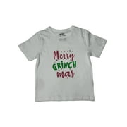 Waimea Merry Grinch Mas Boys Tee, White Size 12