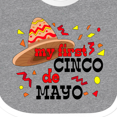 thumbnail image 4 of Inktastic My First Cinco De Mayo with Sombrero Boys or Girls Baby Bib, 4 of 4