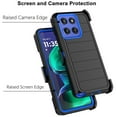 thumbnail image 5 of For Motorola Moto G Stylus 5G 2025 Case,Takfox Holster Phone Case with Built-in Screen Protector Swivel Belt Clip [3 Layers] Heavy Duty Full Body Protection Shockproof Kickstand Cover- Black, 5 of 9
