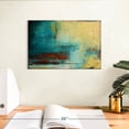 thumbnail image 3 of Elephant Stock Distant Limit Wall Art - Horizontal Canvas Wall Art - Living Room Wall Decor - Abstract Canvas - Turquoise And Teal Decor By Erin Ashley - 12" x 8", 3 of 8