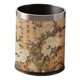 thumbnail image 1 of Cubo de basura redondo, decorativo, elegante, reutilizable, versátil. Aro de plata, 1 of 9