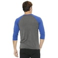 thumbnail image 2 of Bella+Canvas Unisex 3/4-Sleeve Baseball Tee, 2 of 5