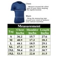 thumbnail image 3 of Big Men's Compression Dry Fit T Shirt Moisture Wicking Athletic Tees Exercise Fitness Activewear Short Sleeves Shirt Gym Workout Top T-Shirt, 2PACK S-3XL, 3 of 7