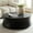 Black, variant on Living Room Fiberglass Matte Rocks Table, 42.33'' Elliptical, No Assembly Process Elliptical Rocks, Required For Home Use
