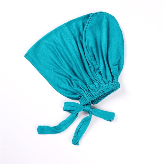 Tittly Bandanas for Women Head Scarf Cancer Wrap Head Cover Color Womens Solid Headwear Cap Hair Muslim Cap Hat Turban Heardband Fascinators Hats Head Scarf Y One Size