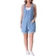 thumbnail image 1 of Inspire Chic Edición Mono de Mezclilla para Mujeres Sin Mangas Casual Suelto Pantalones Cortos de Jean con Bolsillos L Azul, 1 of 5