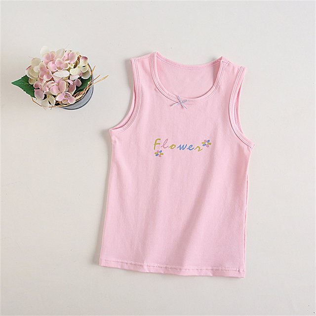 Soki Débardeur pour Filles 3-11 Ans, Dos Nageur, Coton, Sans Manches