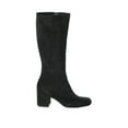 thumbnail image 2 of Time and Tru Women's Faux Suede Tall Block Heel Boots, 2 of 5