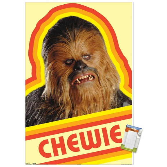 Star Wars: Saga - Chewie Wall Poster, 14.725" x 22.375"