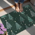 thumbnail image 4 of Dark Green Christmas Tree Pattern Door Rugs,Washable Non Slip Door Mats Indoor,Decorative Door Mats,Entry Mat Indoor for Entrance,Bedroom,Kitchen,Bathroom,20"x32", 4 of 6