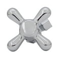 thumbnail image 5 of Westbrass Cross Handle Angle Valve with 12" Corrugated Supply Line for Faucet and Toilet, Polished Chrome, 5 of 11