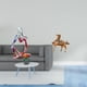 thumbnail image 2 of Estatua de resina de un pensador sentado, figura ornamental, escultura en miniatura de un caballo, material de latón, forma abstracta creativa, ideal, 2 of 8