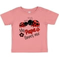 thumbnail image 3 of Inktastic My Papa Loves Me with Cute Ladybugs Boys or Girls Baby T-Shirt, 3 of 5