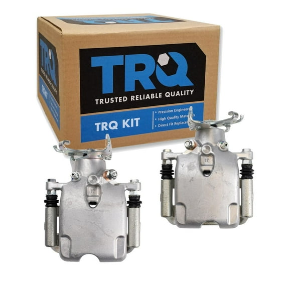 TRQ Rear Brake Caliper Set Compatible with 2010-2012 Buick LaCrosse