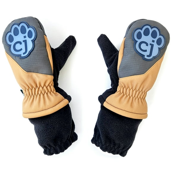 carter joey: Magic Mittens: Brown & Blue - Waterproof Toddler Winter Mittens, Color Change Patch, 3M Thinsulate, Softshell & Soft Fleece Fabric, 2T-4T