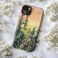 thumbnail image 6 of Sunburst Forest Art Phone Case, Nature-Inspired Abstract Design iPhone Cover, Protective Artistic Case for iPhone 16 15 14 13 12 11 Pro Max Mini, 6 of 6