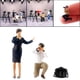thumbnail image 3 of Figuras de personajes de películas en miniatura a escala 1/64 para decoración de escritorio, kit de construcción de diorama Anfitriona negro, 3 of 9