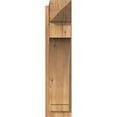 thumbnail image 2 of Ekena Millwork 8"W x 22"D x 34"H Imperial Rough Sawn Arts and Crafts Outlooker, Western Red Cedar, 2 of 4