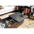 thumbnail image 2 of Furniture of America Table Basse de Rangement en Bois Donovan Noire, 2 of 5