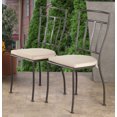 Alfresco Home Boracay 3 Piece Bistro Set With 24" Round Ceramic Top