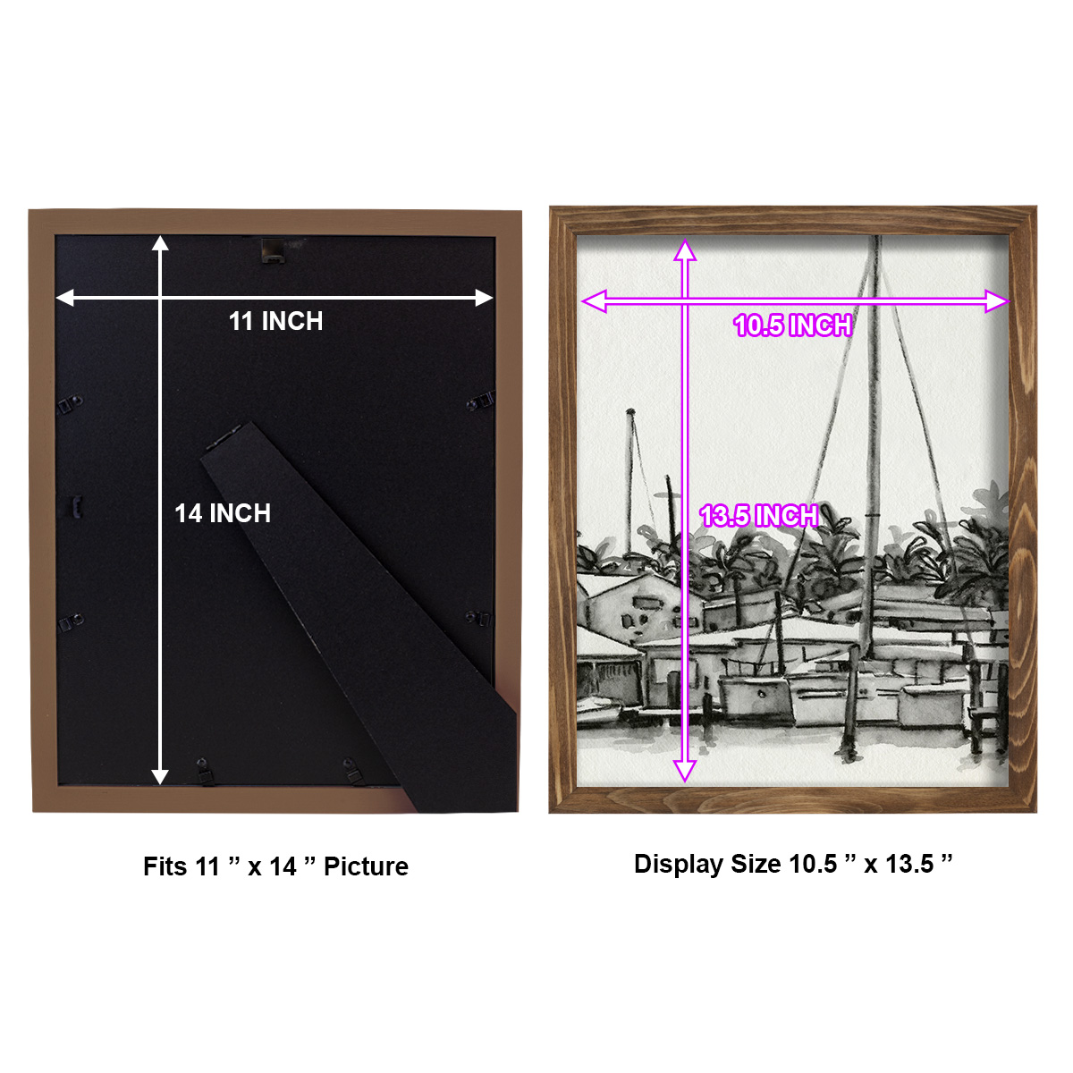 Neutral Tropics III - Framed Print w/glass - Walnut