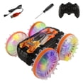 thumbnail image 4 of Coche RC anfibio, vehículo eléctrico impermeable, juguete para niños en vacaciones Naranja, 4 of 9