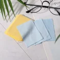 thumbnail image 4 of 100 Pcs/Pack Glasses Cloth Lens Cleaner Dust Remover Portable Wipes Non-woven Fa Blue, 4 of 6