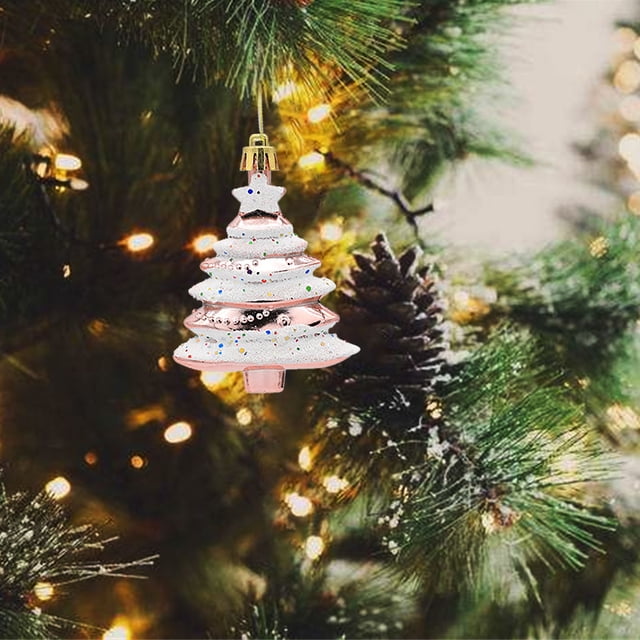 Fankiway Christmas Decorations Clearance Christmas Tree Decoration Thread Candy Christmas Decoration Pendant Christmas Ball Painted Christmas Gift Christmas Tree Decorations