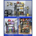 thumbnail image 2 of Garage Sports Equipment - Ball Storage Rack 2025 Upgraded Heavy Duty Steel Ball Storage Sports Organizer for Garage, 2 of 7