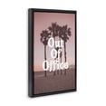 thumbnail image 2 of Stupell Industries Coastal Pink Tropical Out Of Office Black Floating Frame Canvas Art, 17 x 25, by Lil' Rue, 2 of 8