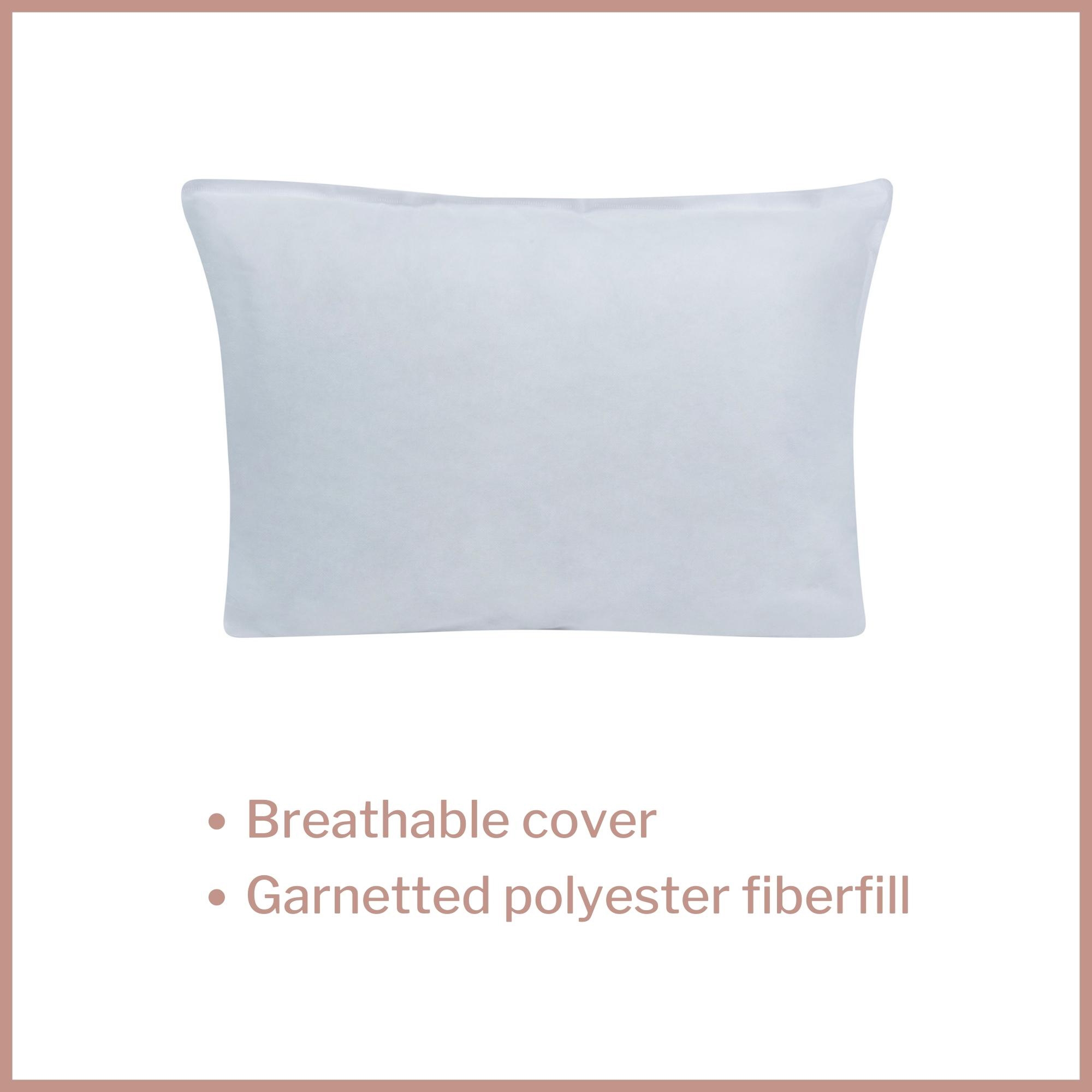 McKesson Disposable Pillow - Standard Size Fiberfill Medium Loft Medical Pillows, 24 Ct