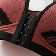 thumbnail image 3 of Birdeem Clothing Set Womens Large Size Wireless Bra Back Button Push Up Bra Set, 3 of 10