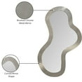 thumbnail image 2 of Meridian Furniture Oblique Mirror, 2 of 7