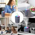 thumbnail image 3 of Pklyzj Portable Mini Humidifier, 300ml Small Cool Mist Humidifier with Colorful LED Night Light, USB Personal Desktop Humidifier for Car Office Home Travel, Auto Shut-Off, 2 Mist Modes, Super Quiet, 3 of 5