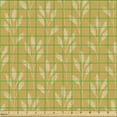 thumbnail image 2 of Ambesonne Autumn Fabric by the Yard Upholstery, Monochrome Branch Leaves Art, 10 Yards, Dark Mustard Sand Brown, 2 of 5