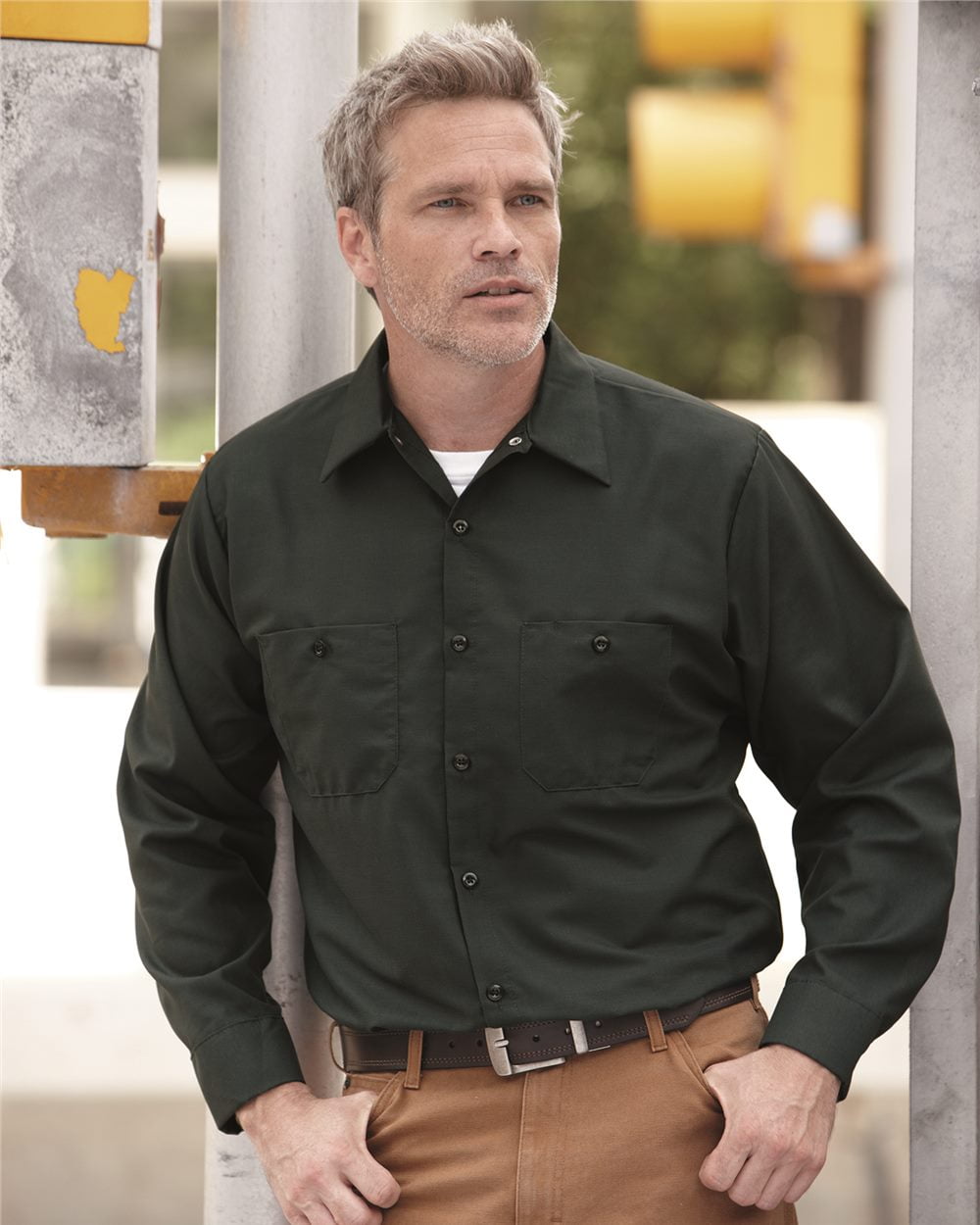 Long Sleeve Industrial Work Shirt 