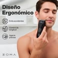 thumbnail image 4 of ZOMA LITE | Rasuradora para Hombre | Maquina para Cortar Cabello - Corporal y Zonas &Iacute;ntimas | Afeitadora Electrica Hombre - Rasuradora Electrica Hombre con Pantalla y Cuchillas de Cer&a, 4 of 6